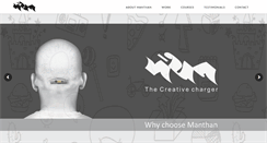 Desktop Screenshot of manthanartschool.com
